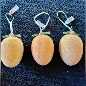 Fabric Egg 🥚🥚🥚Ornaments with Flower Detail